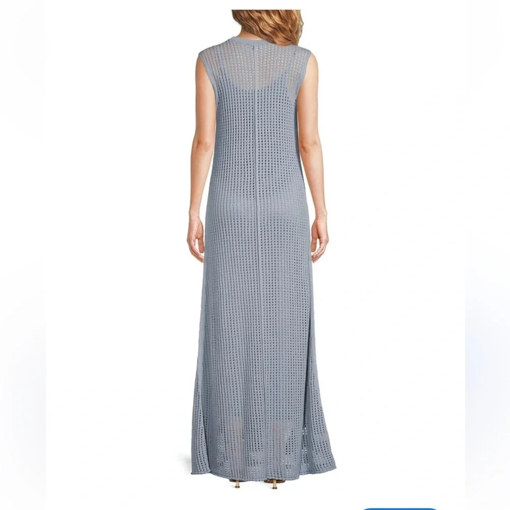 Le AL.X Crochet knit sleeveless  Maxi Dress - Picture 3 of 11